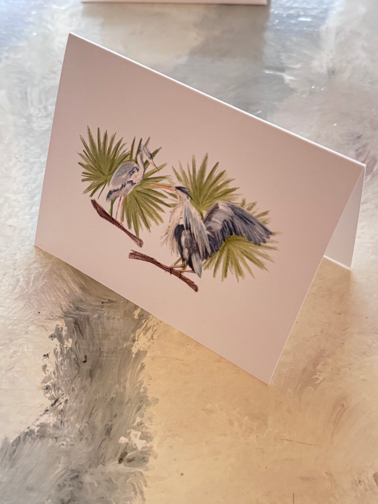 Folded Notes - Two Majestic Blues