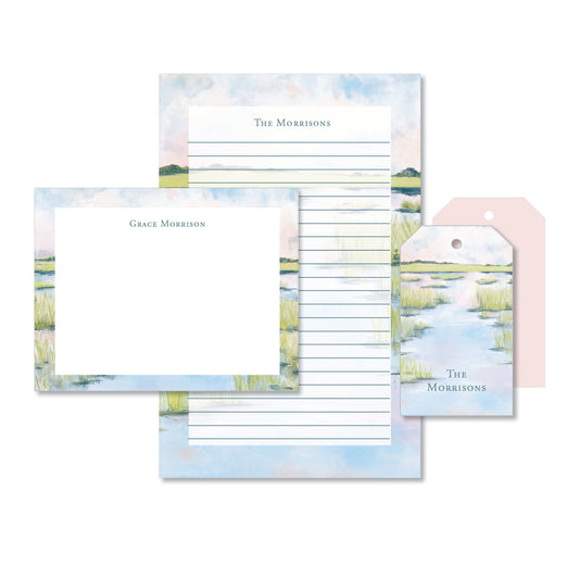 Spring Marsh Stationery Set