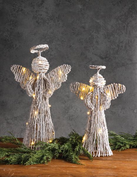 Rattan Angel LED