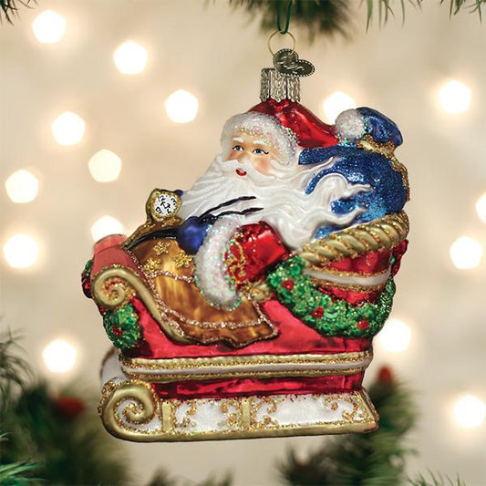 Santa In Sleigh
