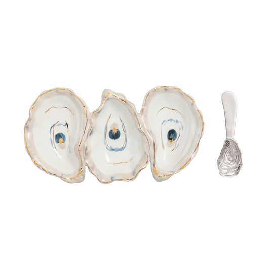 Oyster Triple Tidbit Set