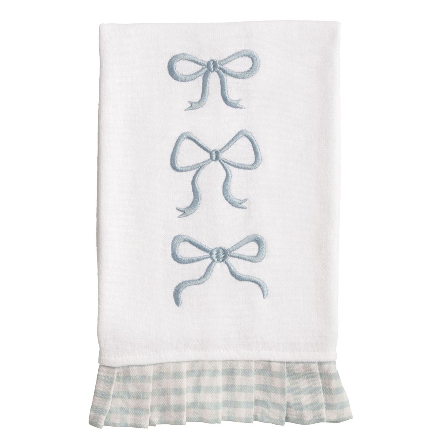 Bow Pleated Edge Hand Towel