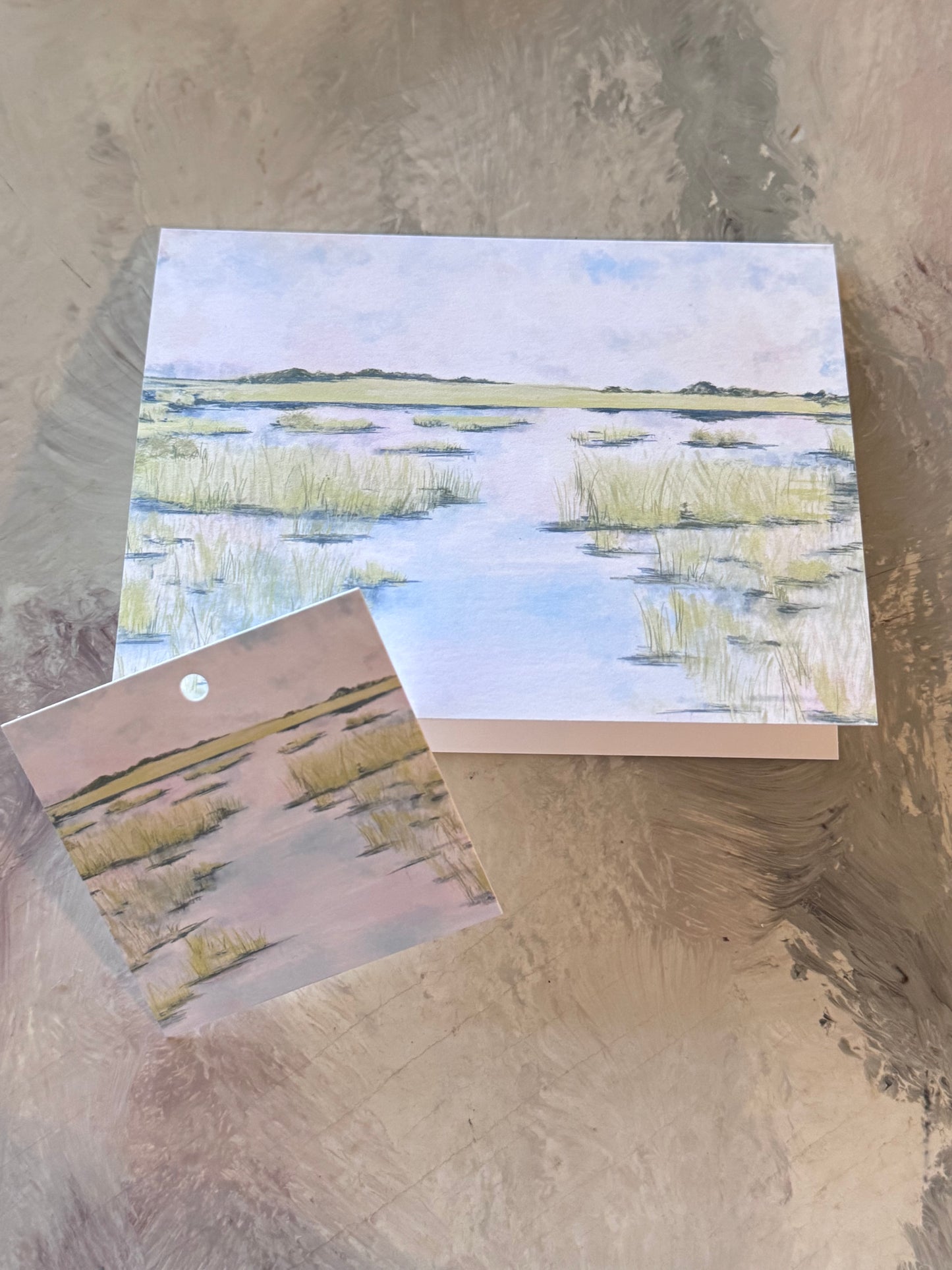 Folded Notes - Marshscape