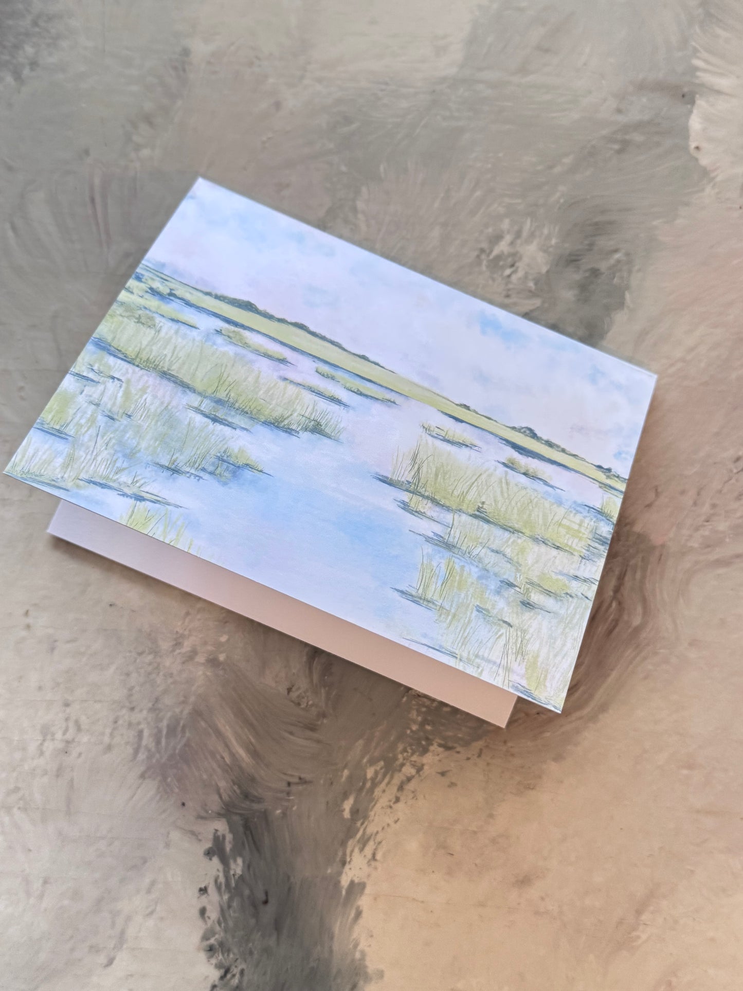 Folded Notes - Marshscape