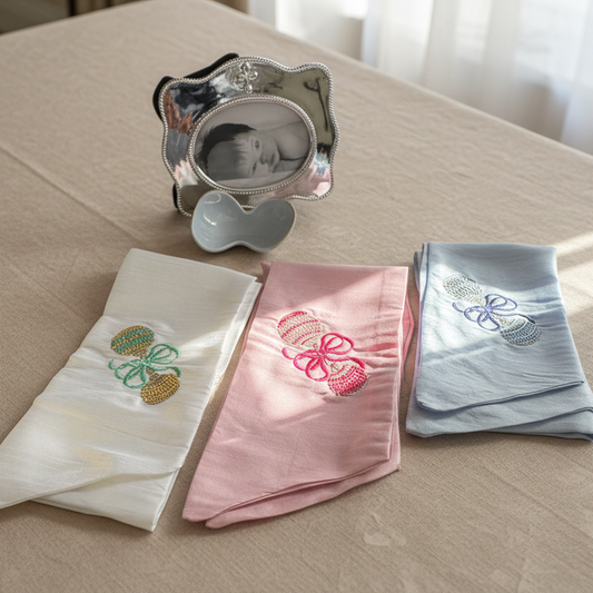 Baby Rattle Swaddle Sash