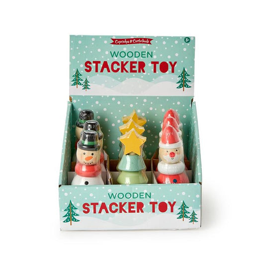 Holiday Wooden Stacking Toy