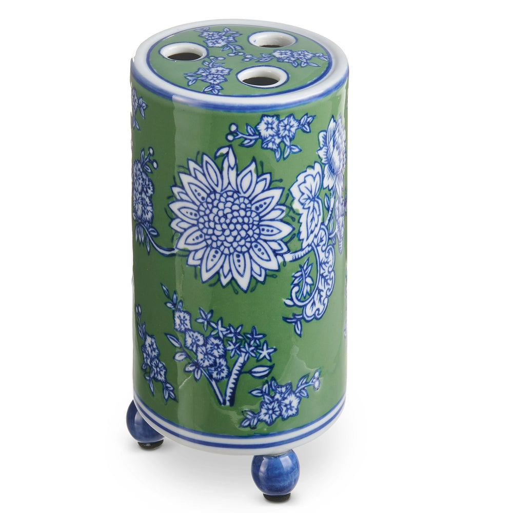 Green & Blue Tulip Vase