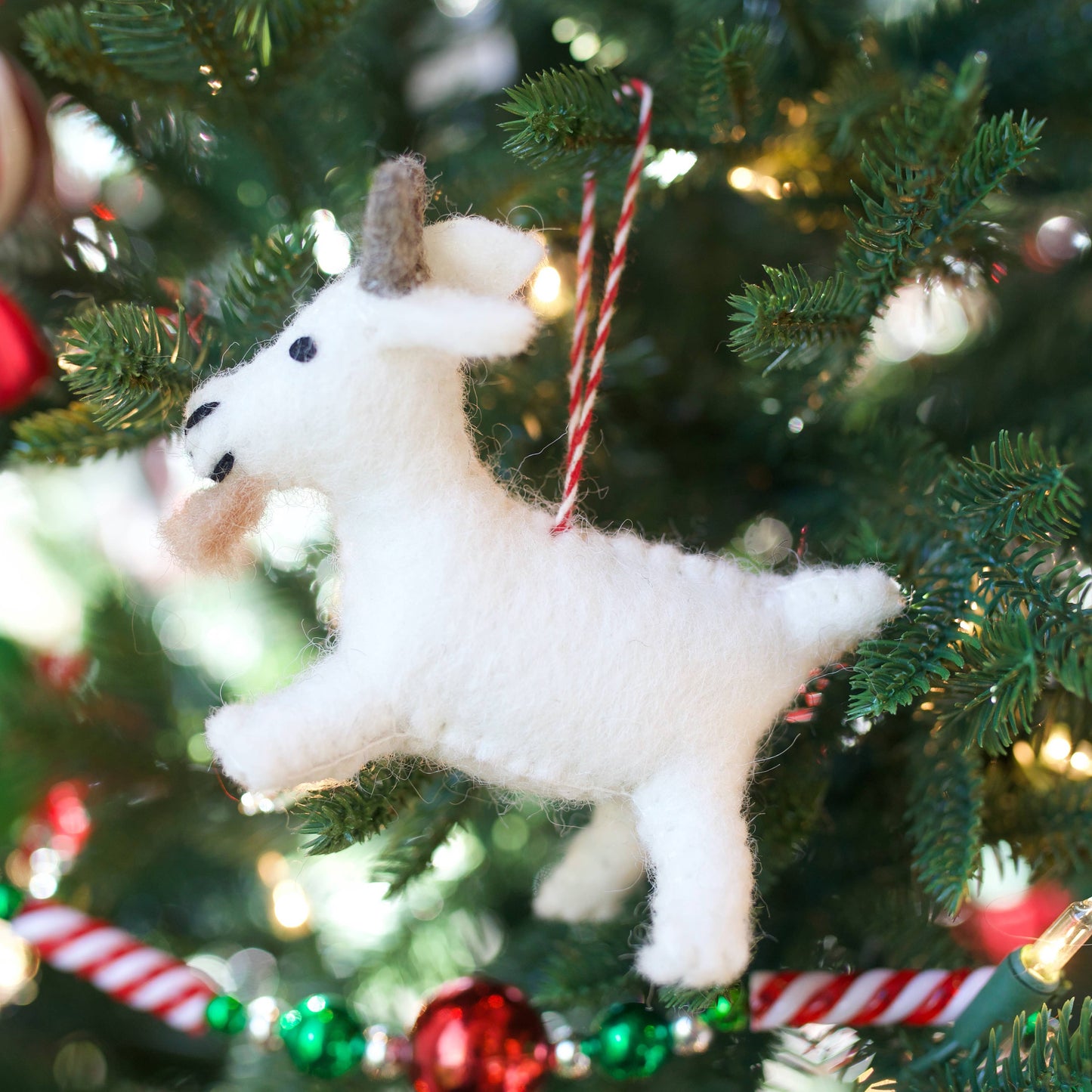 Farm Animal Felt Wool Christmas Ornaments