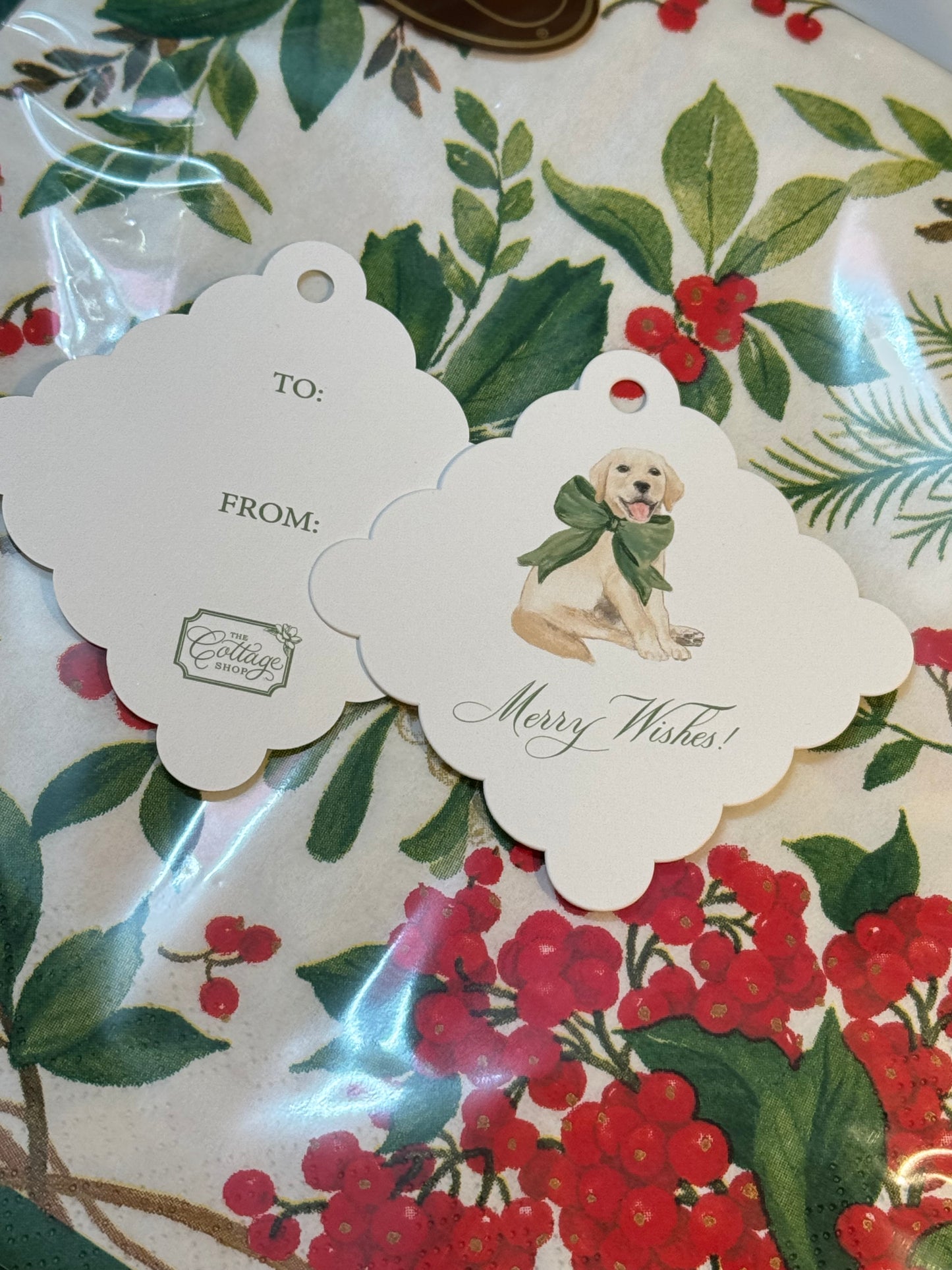 Puppy Present Gift Tags