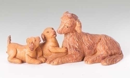 Dog Family Nativity Set