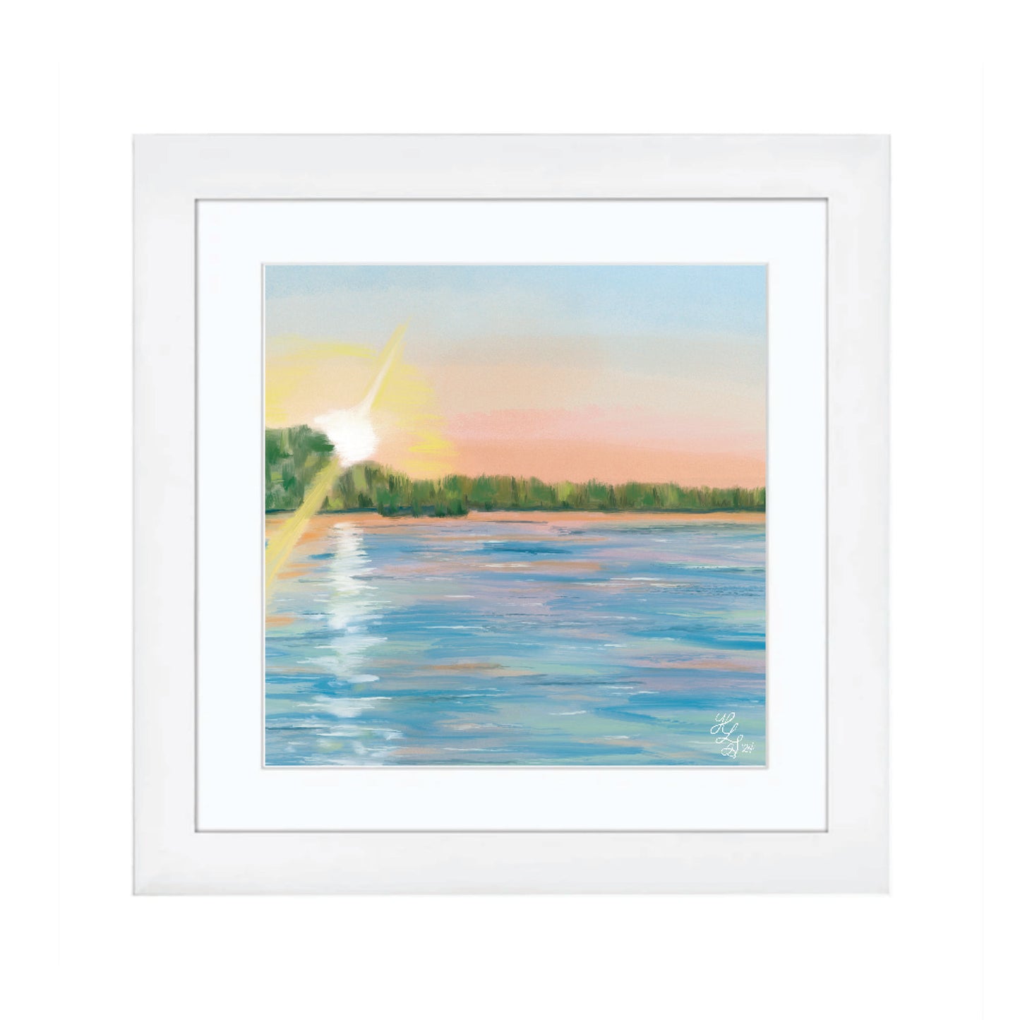 Sunset Marsh Art Print