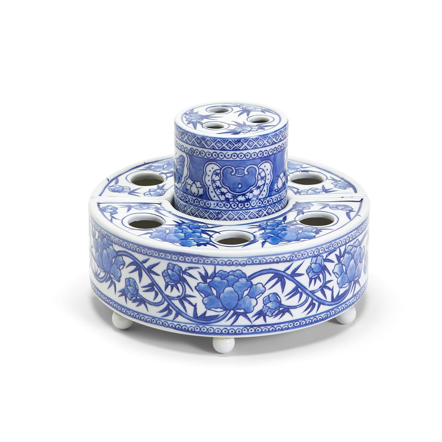 Blue & White Floral Arranger