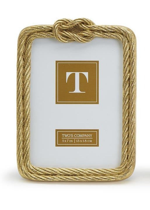 Golden Rope Picture Frames