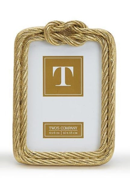 Golden Rope Picture Frames