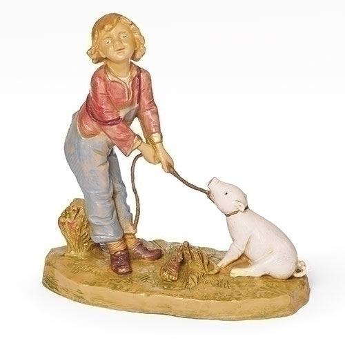 Zeke Boy w/Pig 5"