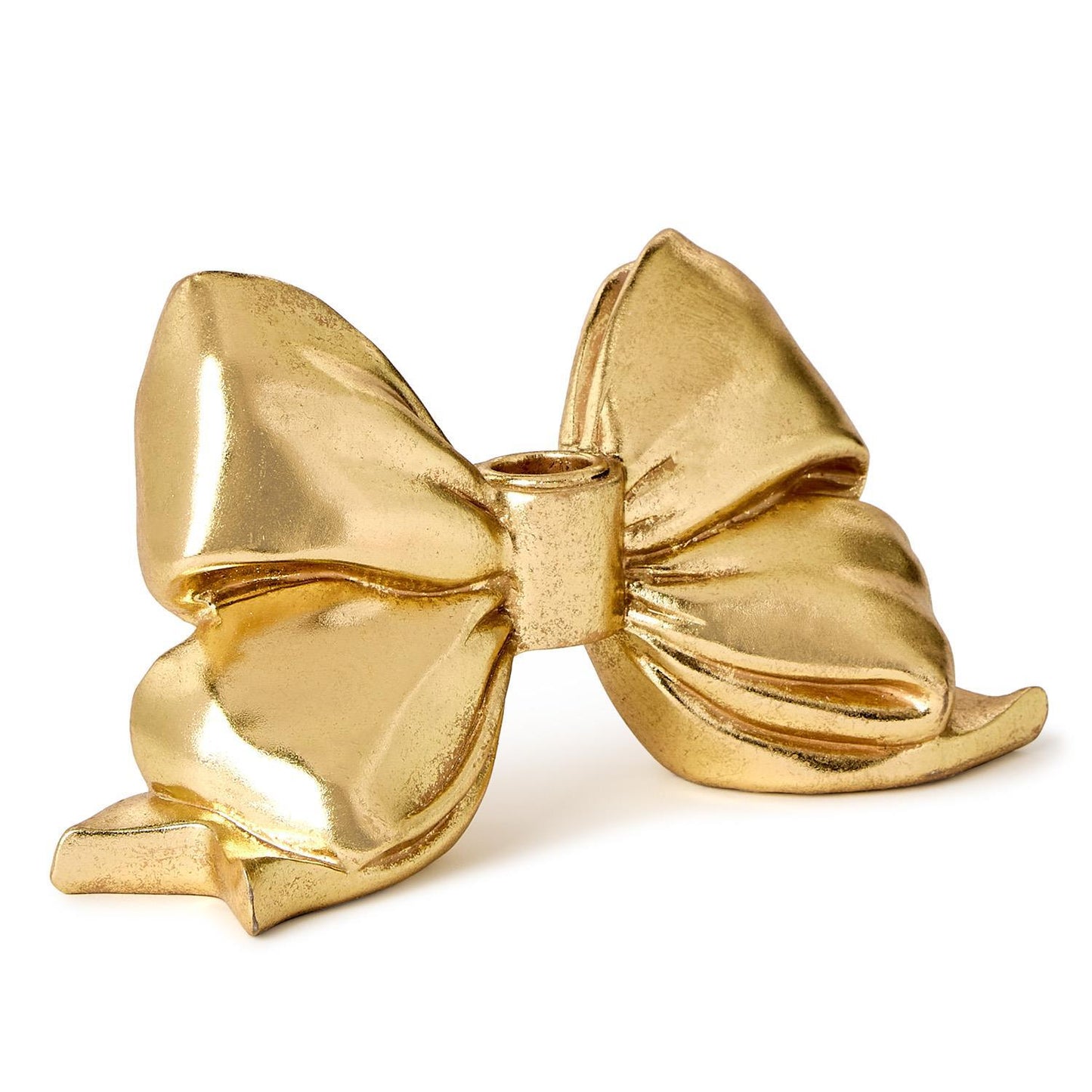 Gold Bow Candleholder
