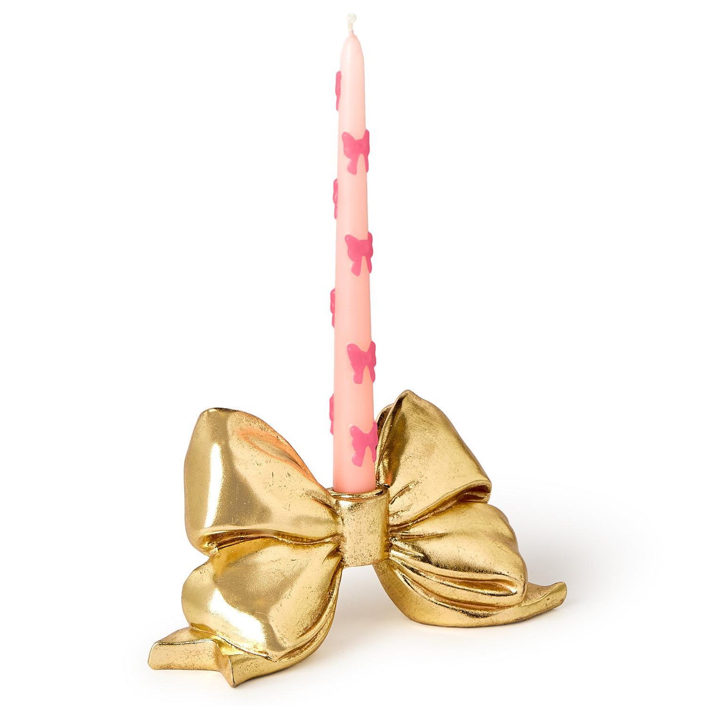 Gold Bow Candleholder