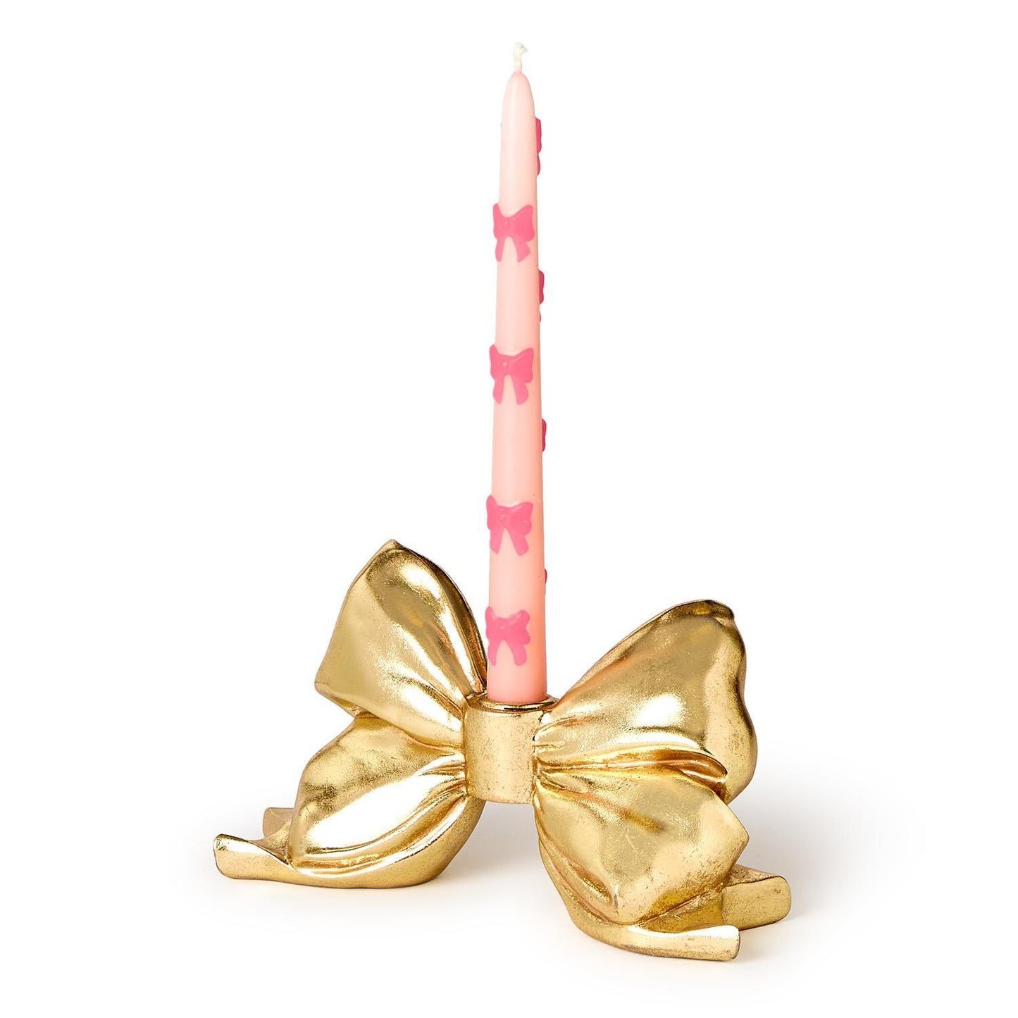 Gold Bow Candleholder