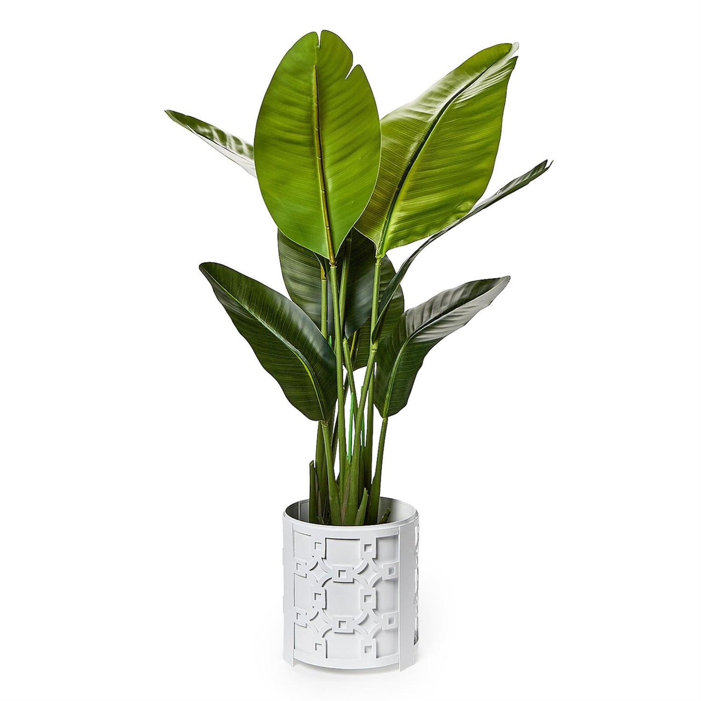 Fretwork Round Planter