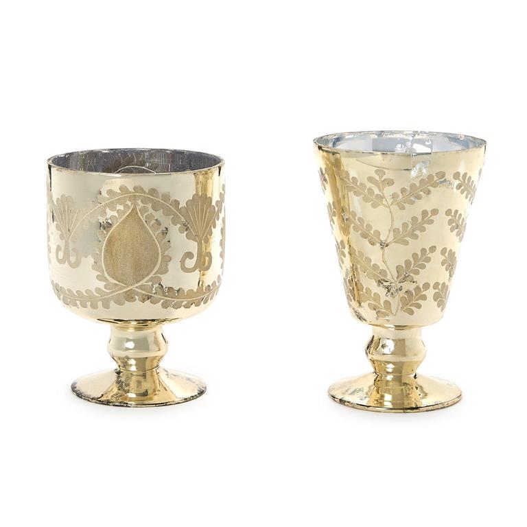 Mercury Glass Cachepot