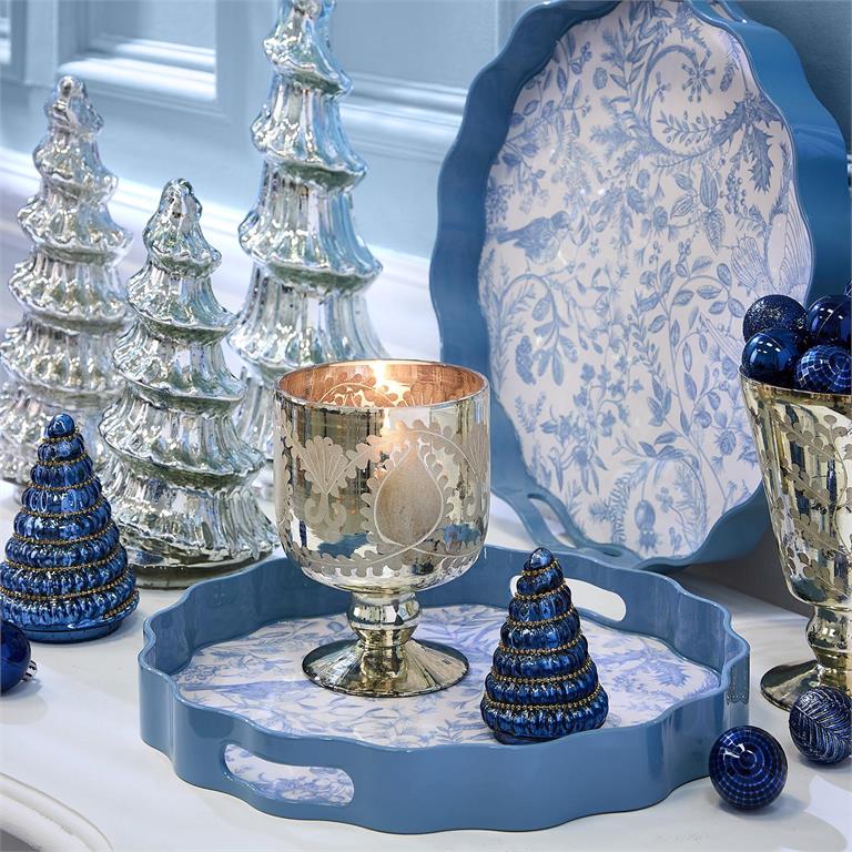 Mercury Glass Cachepot