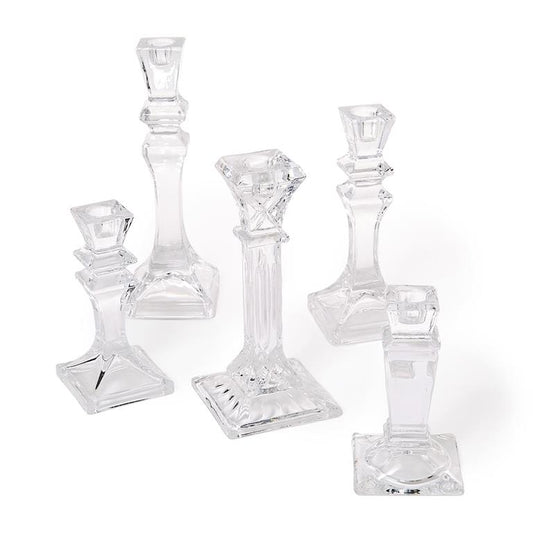 Glass Taper Candleholder