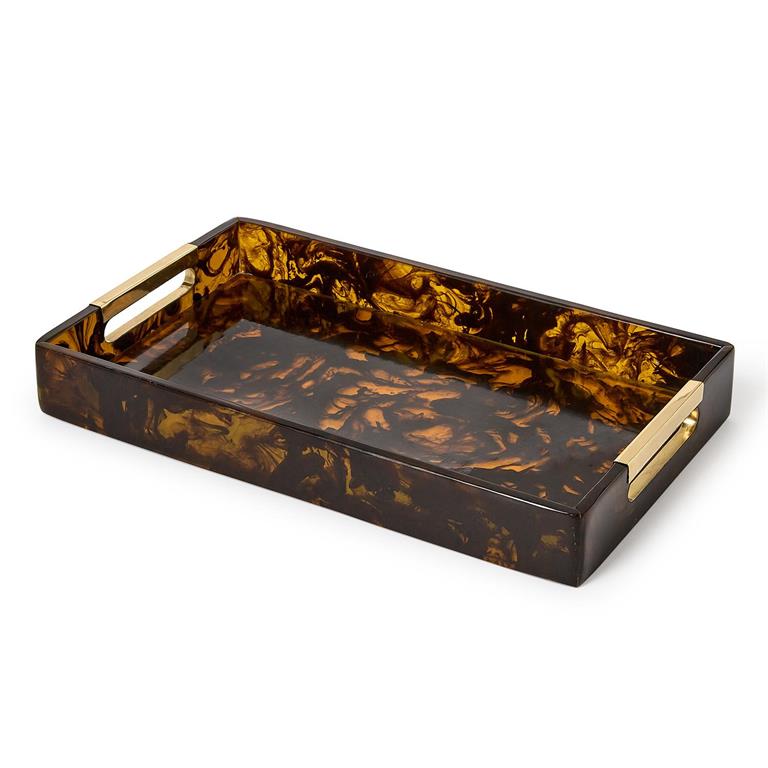 Tortoise Swirl Serving Tray