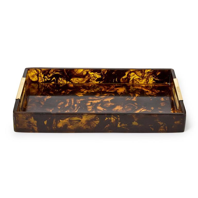 Tortoise Swirl Serving Tray