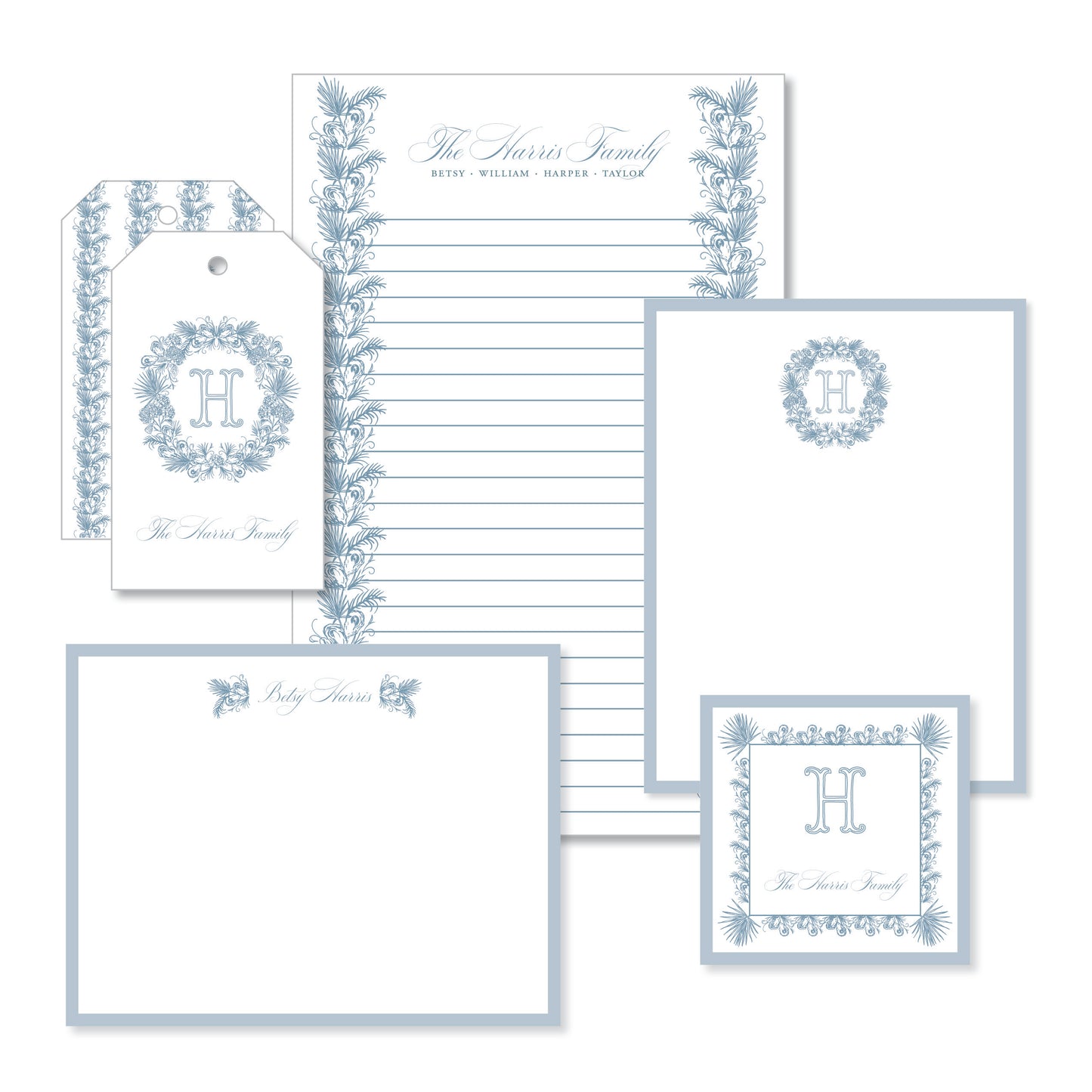 Oyster Garland Stationery Set