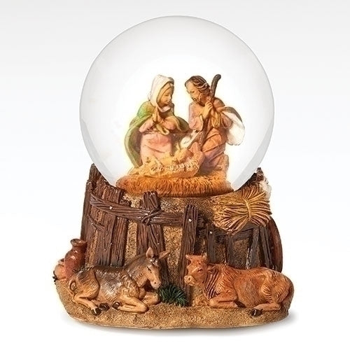 Musical Nativity Dome Snow Globe