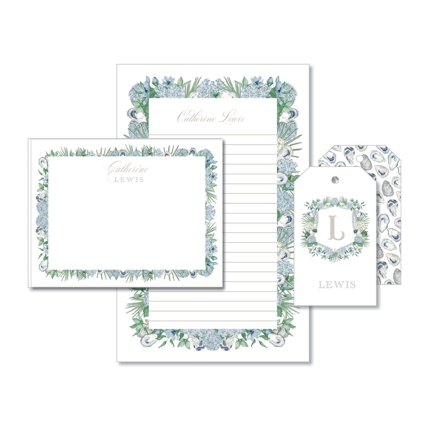 Lowcountry Crest Stationery Set