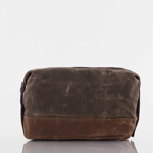 Waxed Canvas Dopp Kit