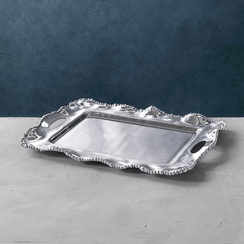 Organic Pearl Rectangular Tray