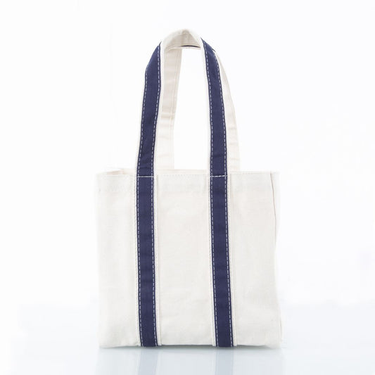 Canvas Wine Tote, Navy