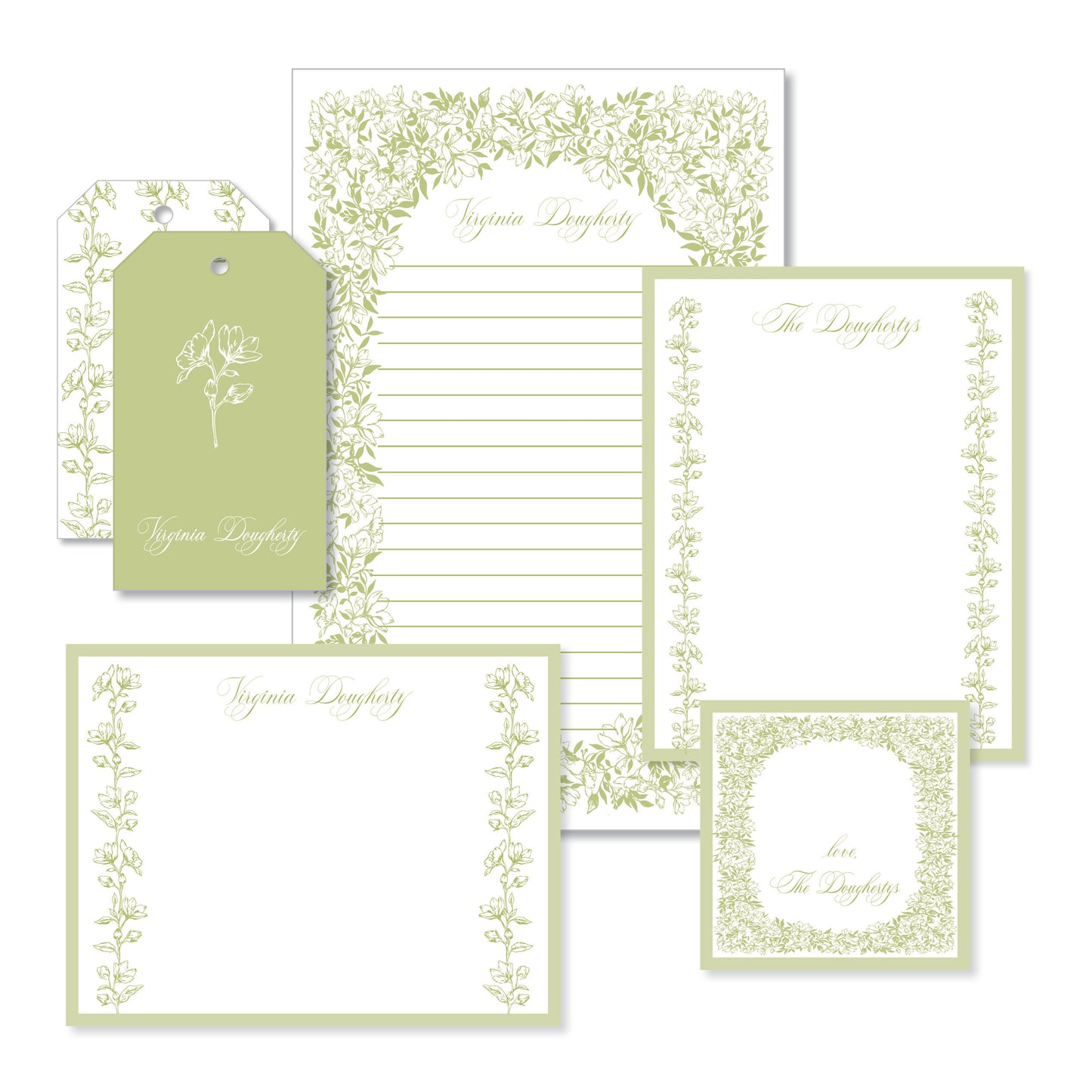 Jasmine Stationery Set