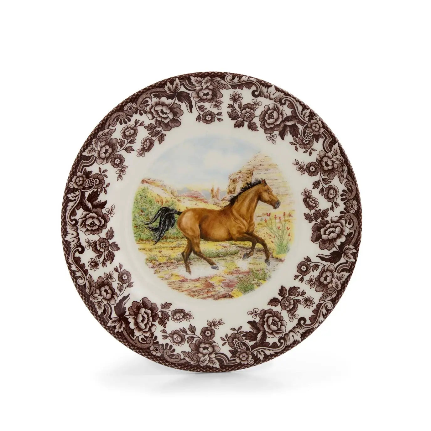 Woodland Salad Plate - Horse