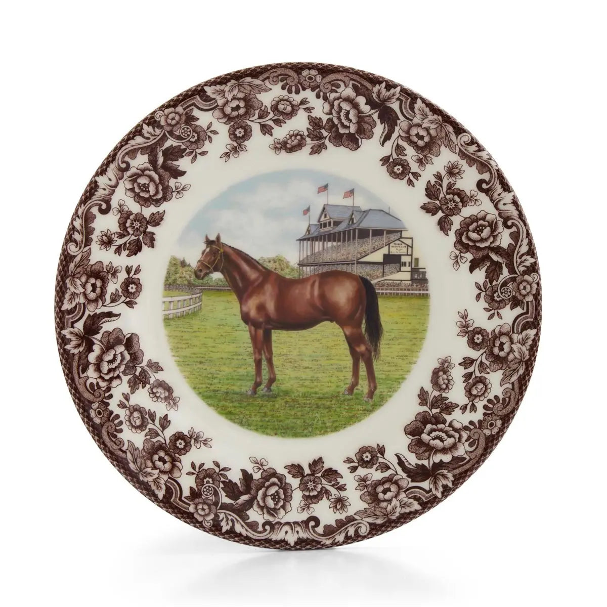 Woodland Salad Plate - Horse