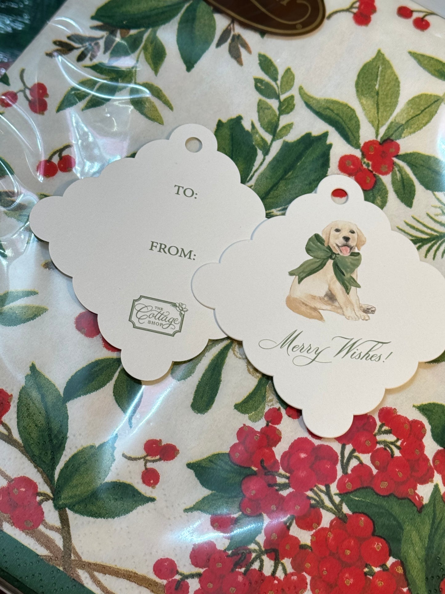 Puppy Present Gift Tags