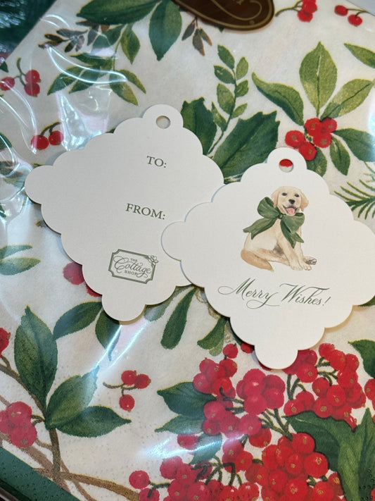 Puppy Present Gift Tags