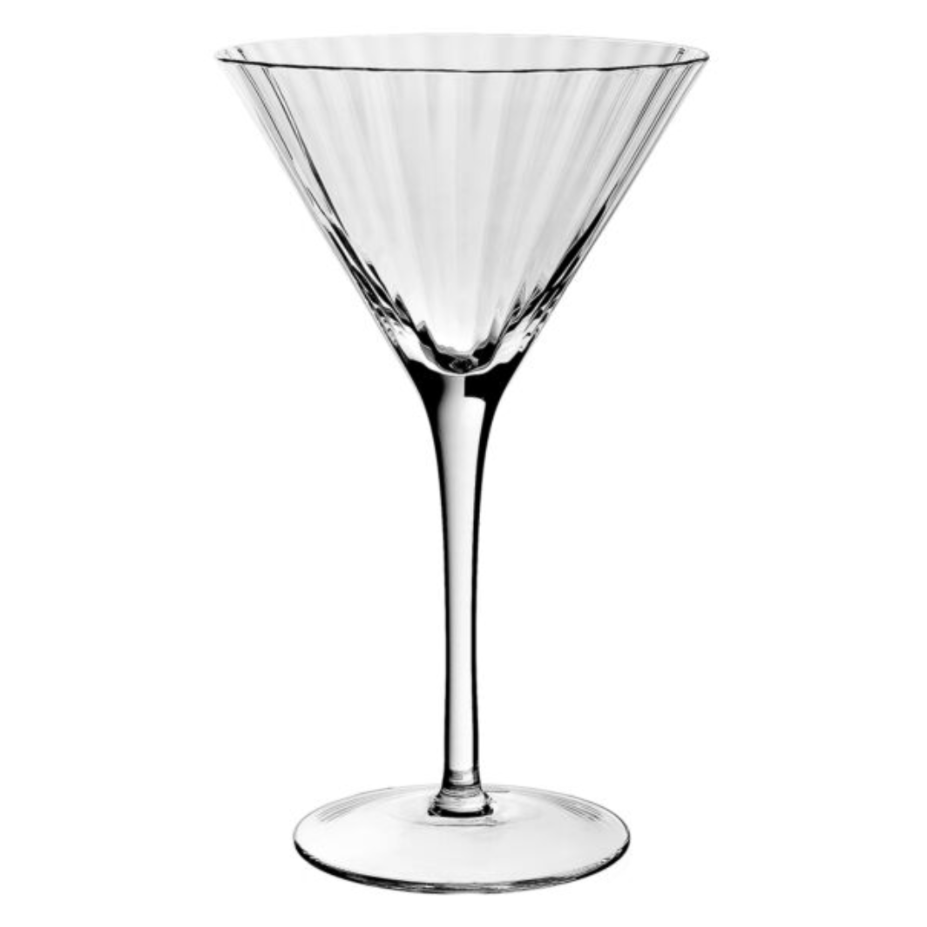 Stemmed Crystal Martini Glass