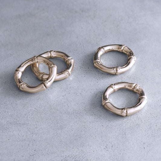 Bamboo Napkin Rings S/4