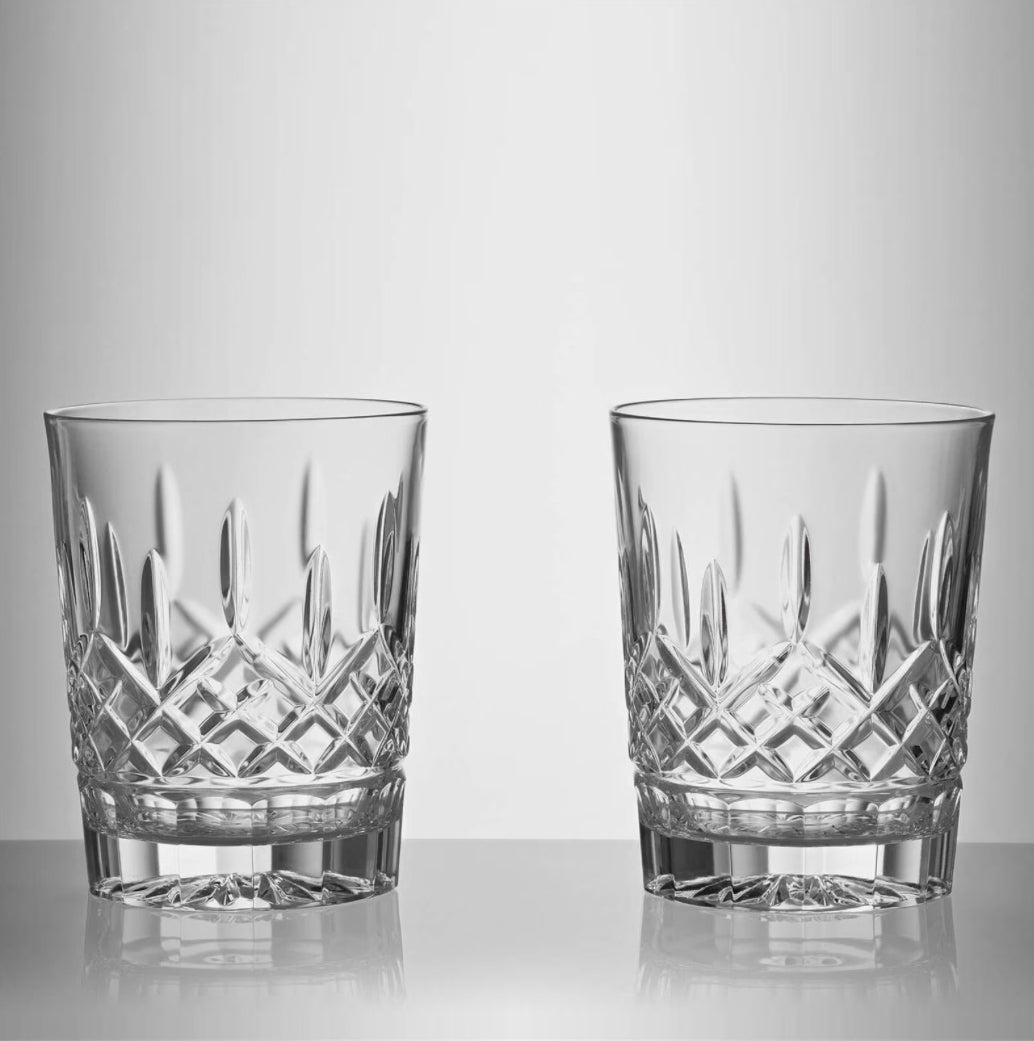 Lismore Double Old Fashioned Pair