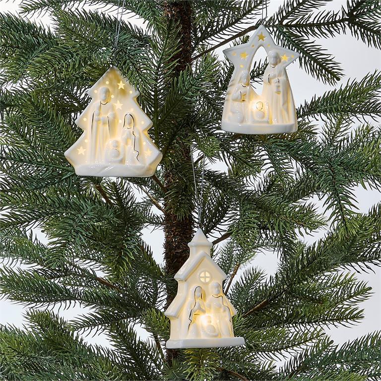 Manger Ornament