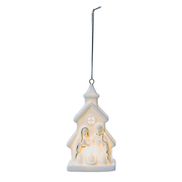 Manger Ornament