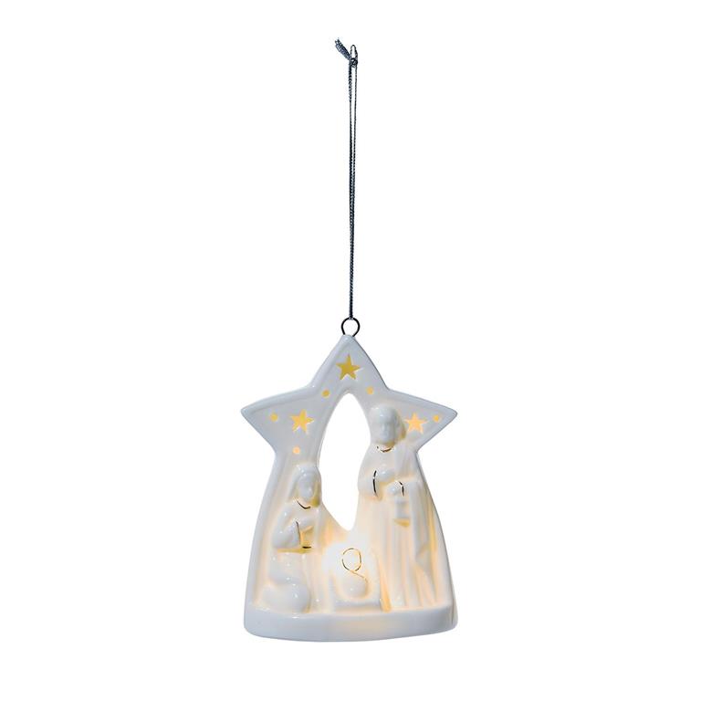 Manger Ornament