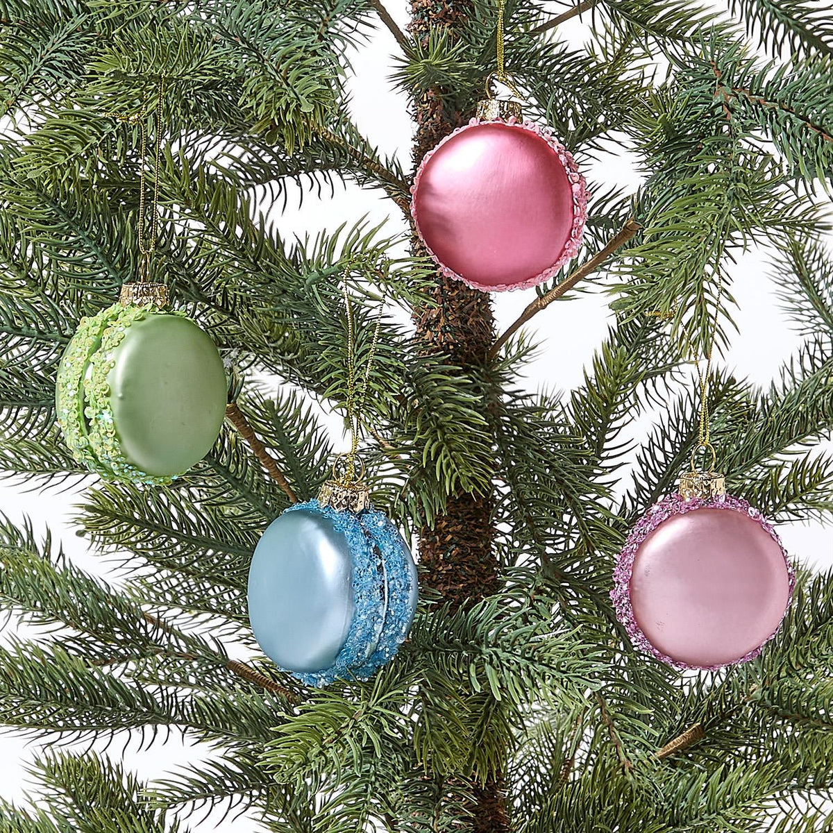 Macaron Ornaments S/4