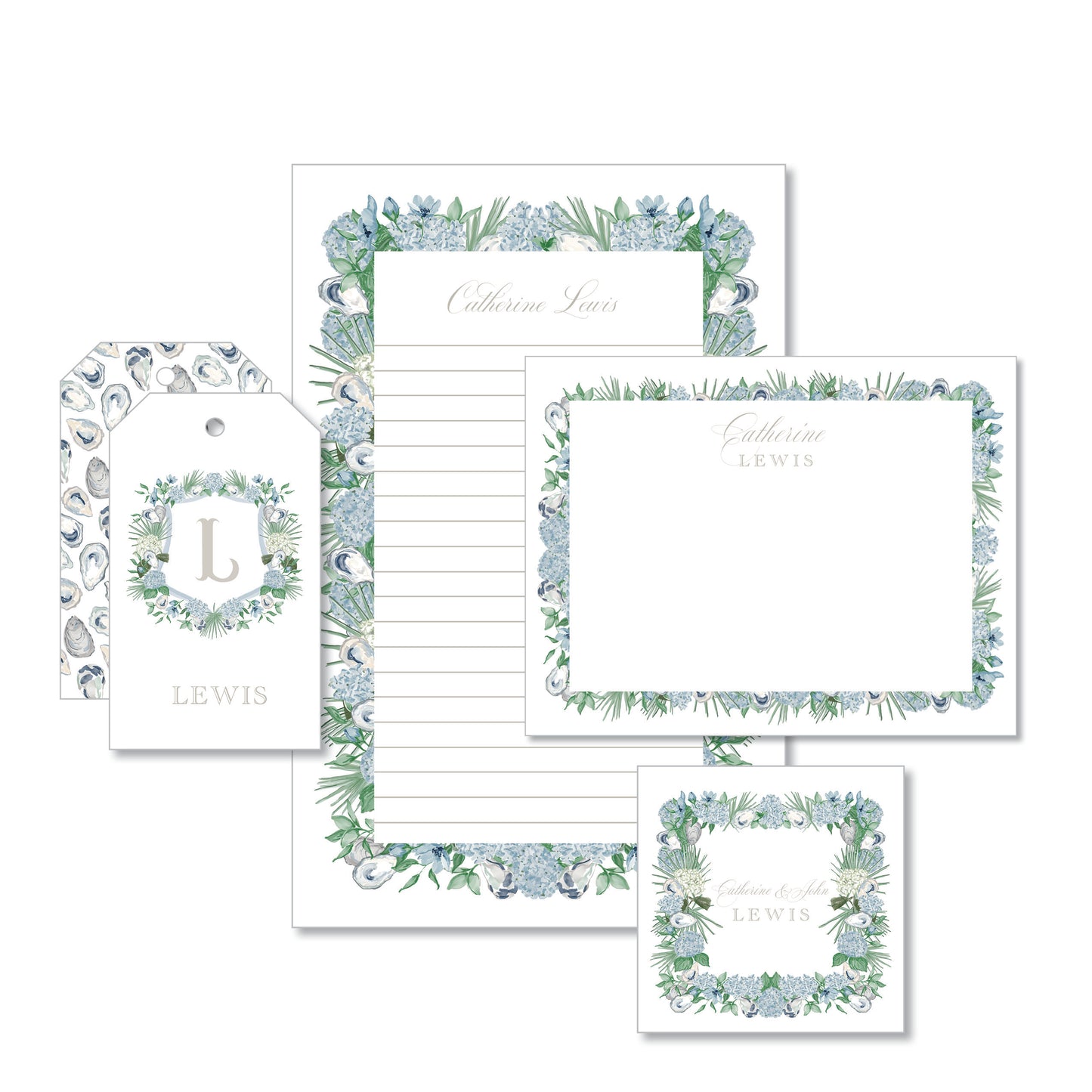 Lowcountry Crest Stationery Set