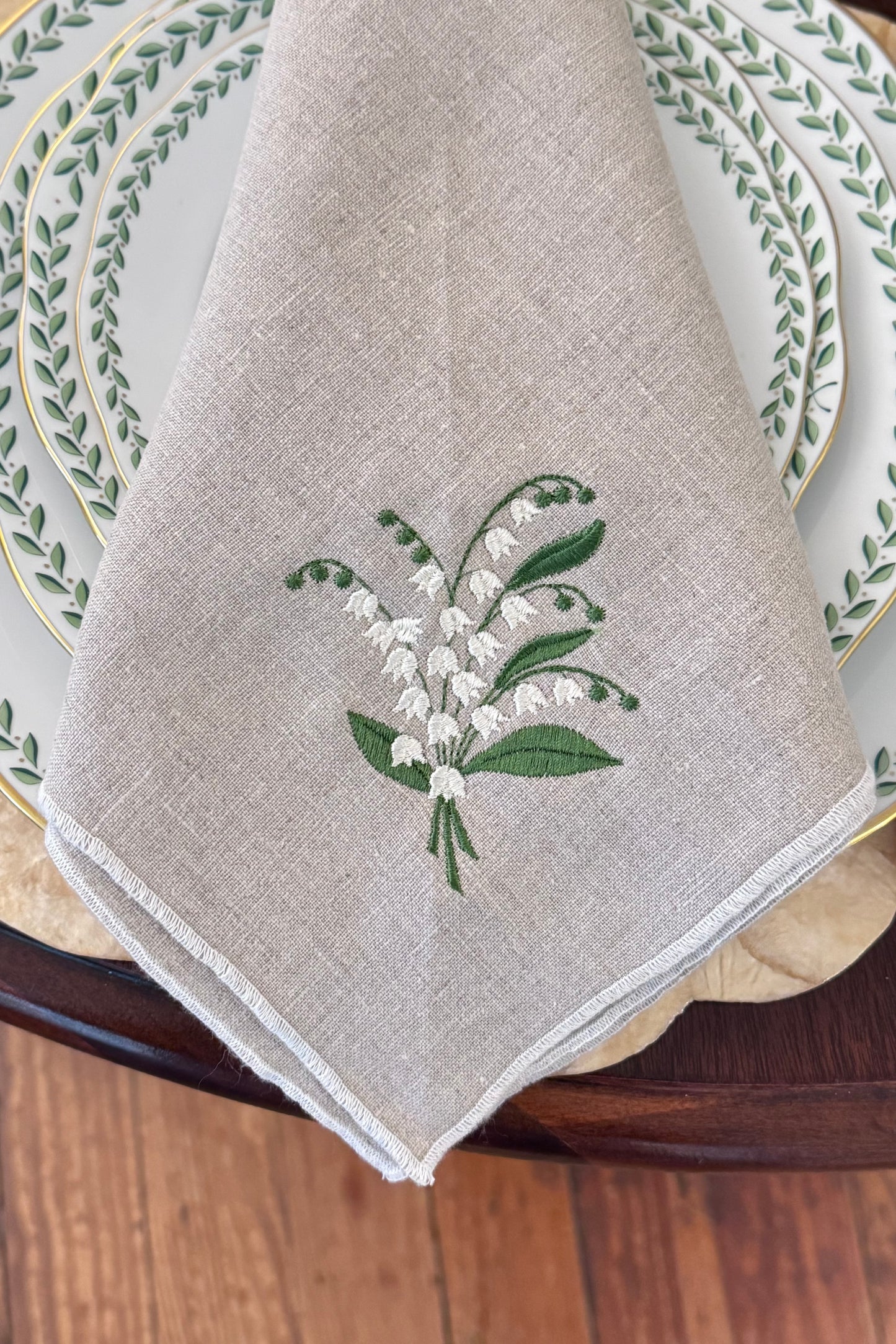 Lily of the Valley Dinner Napkins