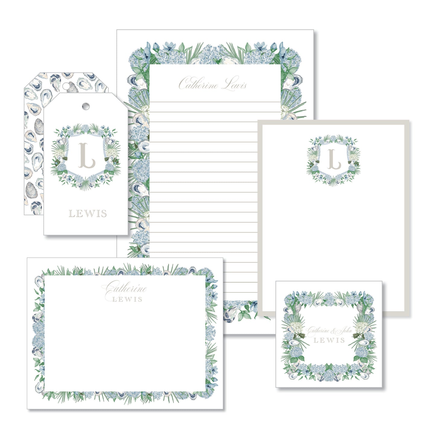 Lowcountry Crest Stationery Set