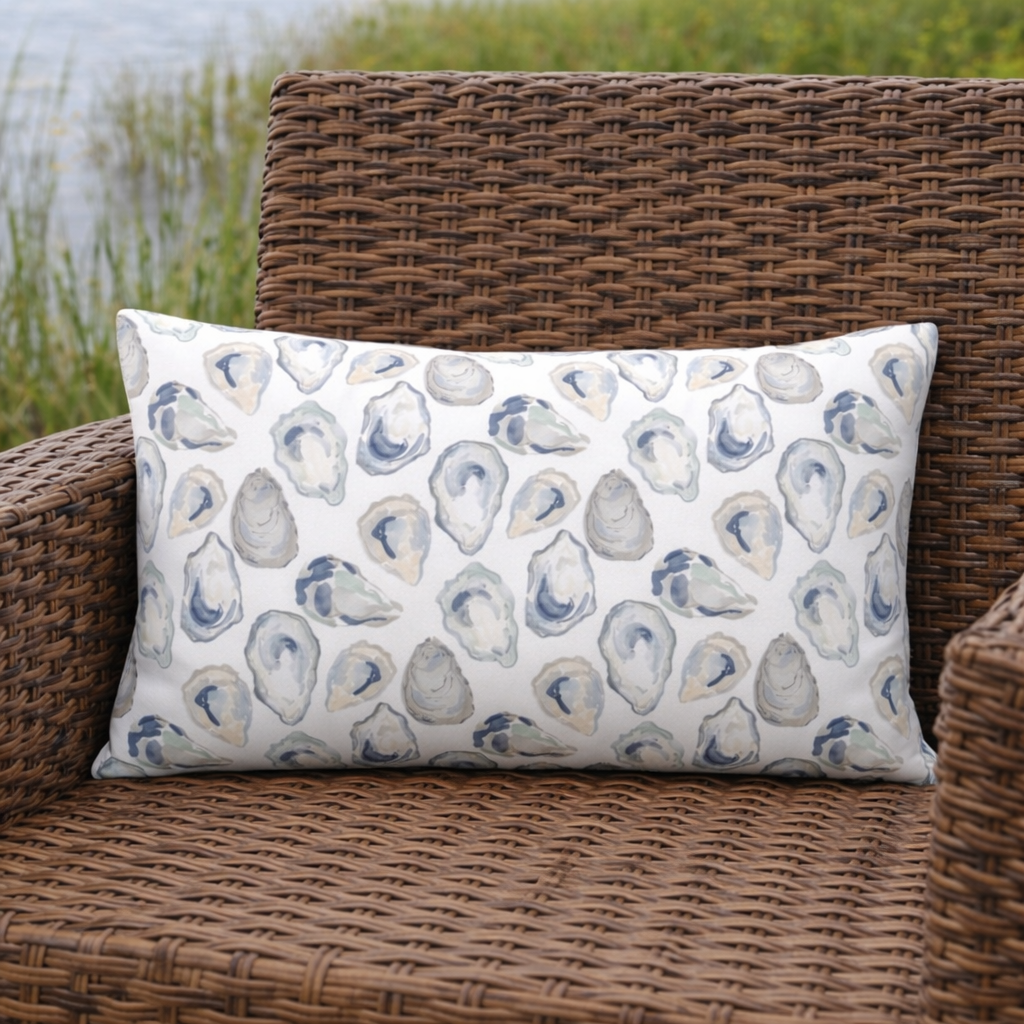 Oyster Roast Outdoor Pillow Cover